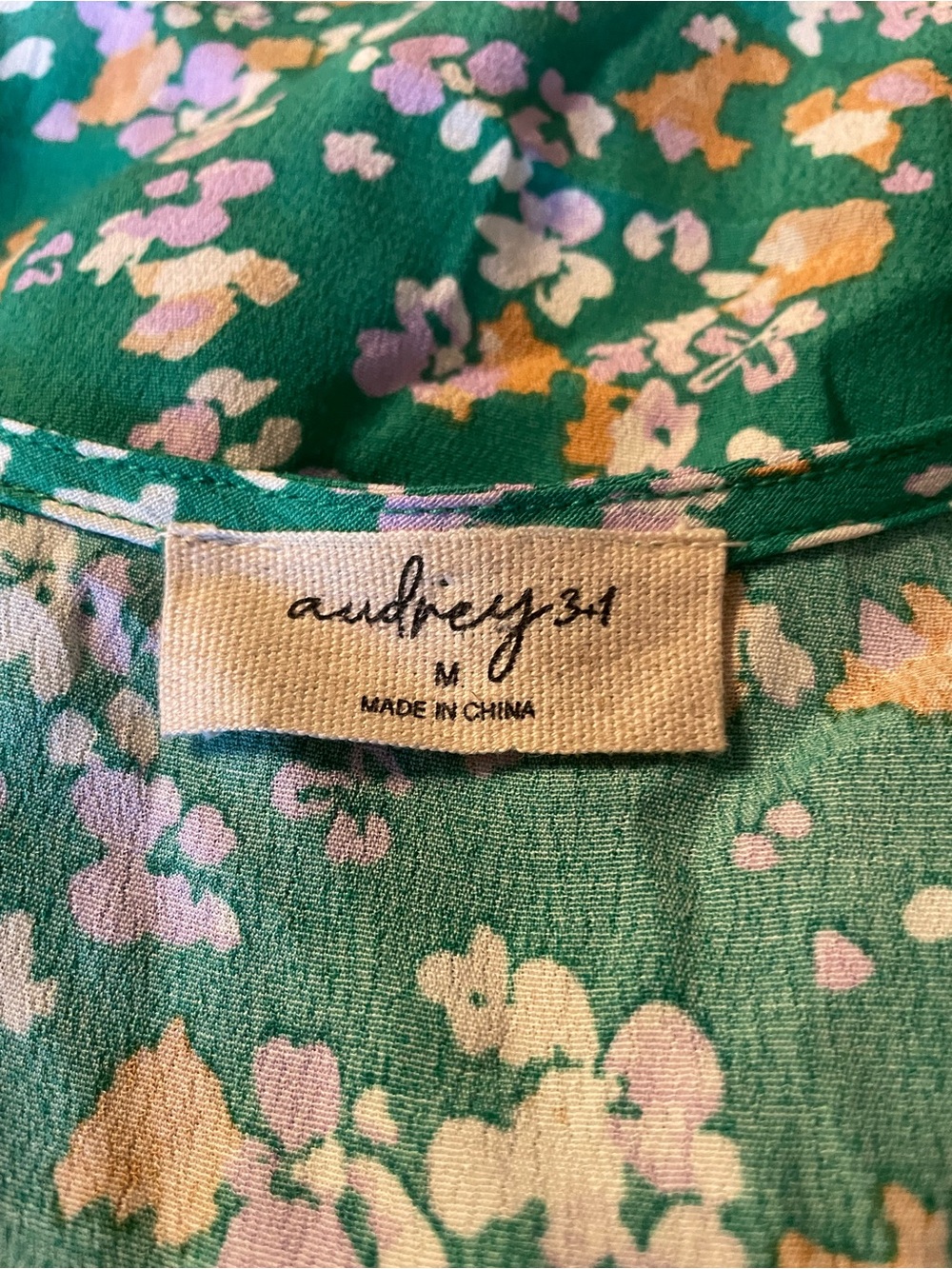 Audrey 3+1 Green Floral Wrap Maxi Dress - Picture 14 of 16